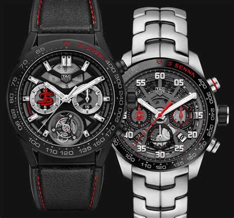 The new TAG Heuer Carrera Chronograph Tourbillon x Senna